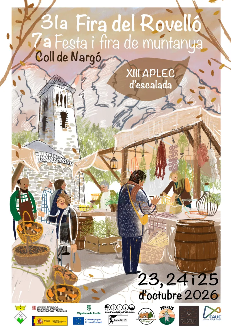 Cartell: Fira del Rovelló i Festa i Fira de Muntanya, Coll de Nargó